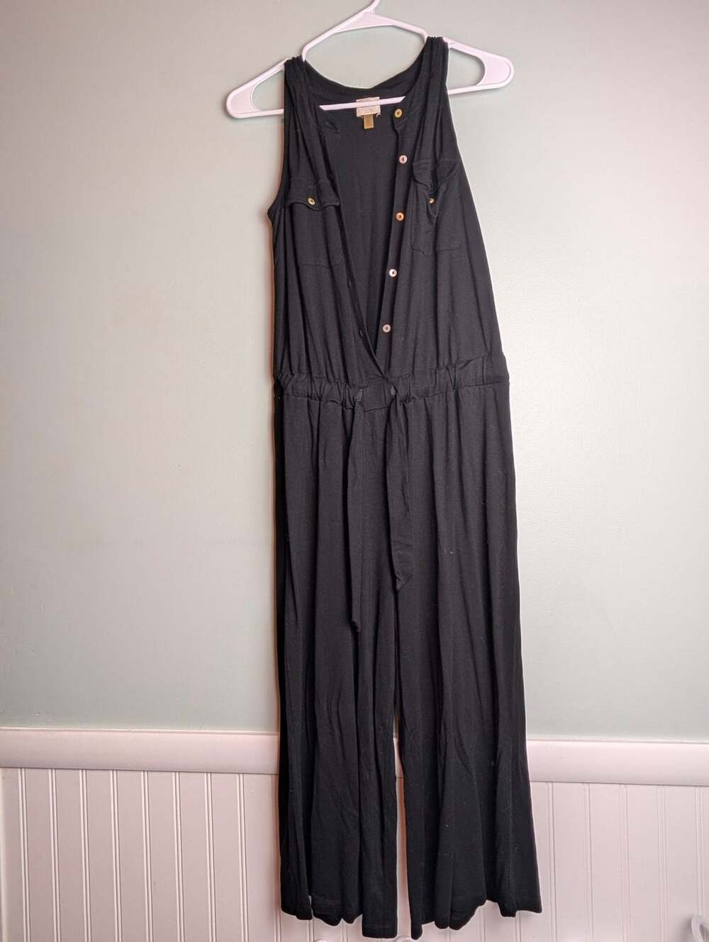 ​Utilitychic Jumpsuit Cupio Black Viscose Spandex